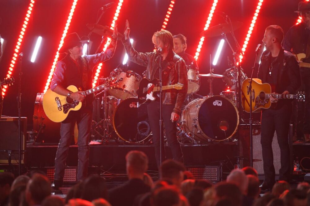 Brooks and Dunn perform at a concert in Nashville in 2019