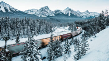 winter scenic train