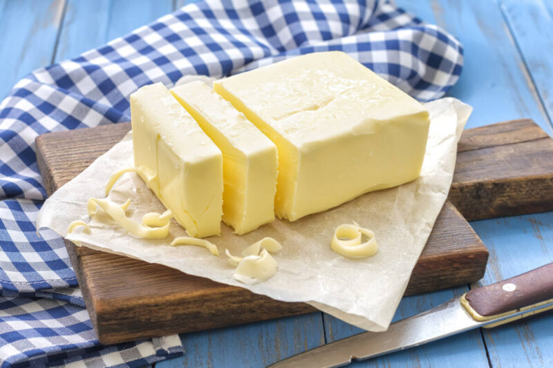 a block of butter