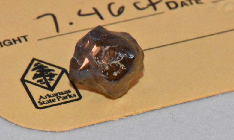 The Carine Diamond, found at Crater of Diamonds State Park