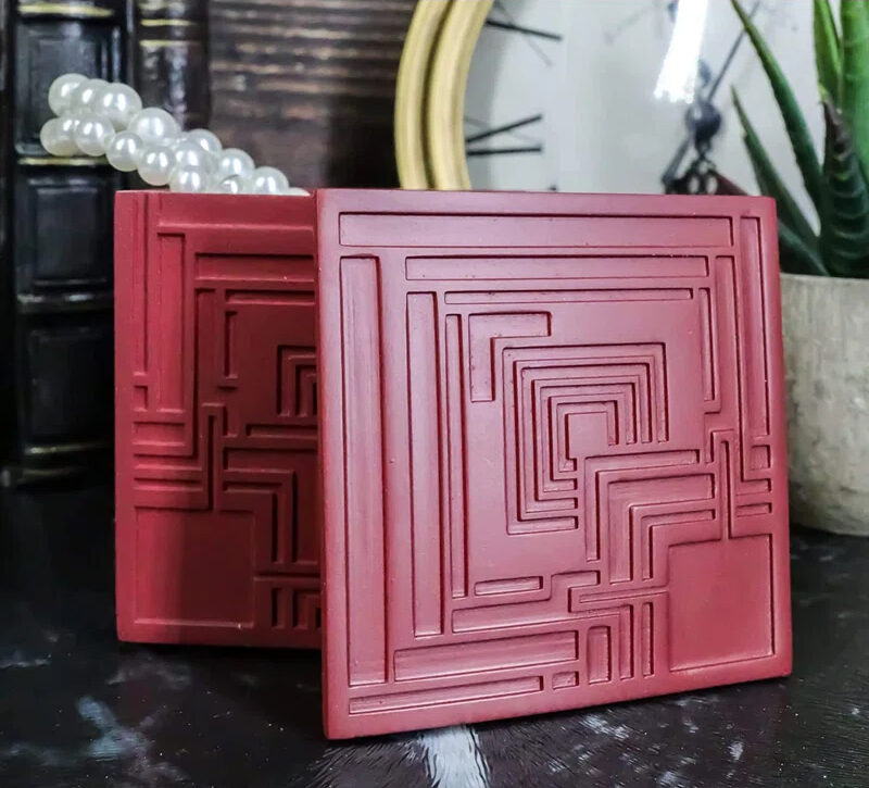 small red geometric box