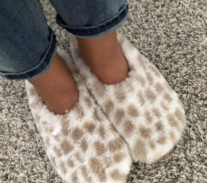 Furry slippers