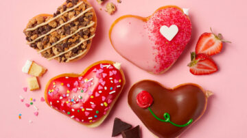 Krispy Kreme Valentine's Day doughnuts