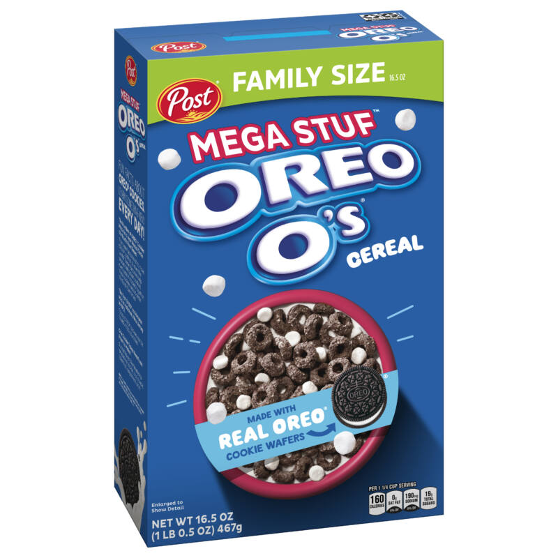 MEGA STUF OREO-O's Cereal 2024 box