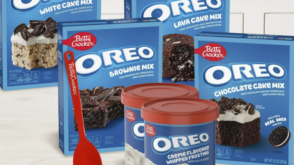 Betty Crocker has a new line of Oreo baking mixes, plus frosting