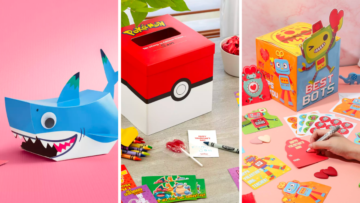 Target Shark Valentine box, Pokemon Valentine Box, Robot Valentine Box