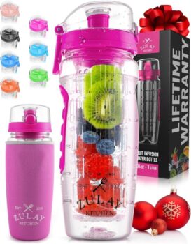Zulay Fruit Infused Water Bottle