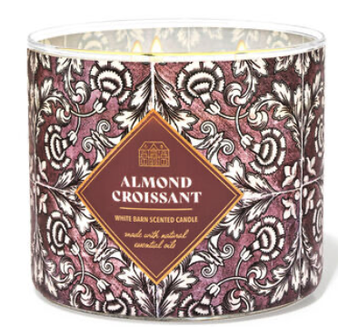 Bath & Body Works almond croissant candle
