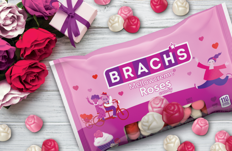 Brach's new Mellowcreme Roses candy for Valentine's Day