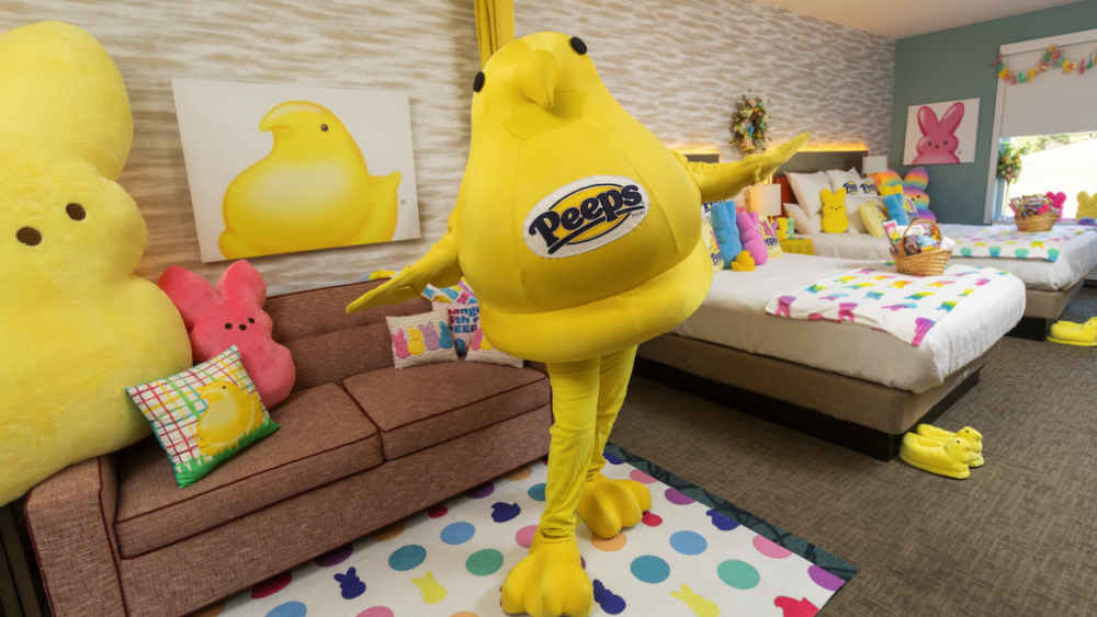 The PEEPS Sweet Suite at Home2 Suites by Hilton Easton in Easton, Pa.