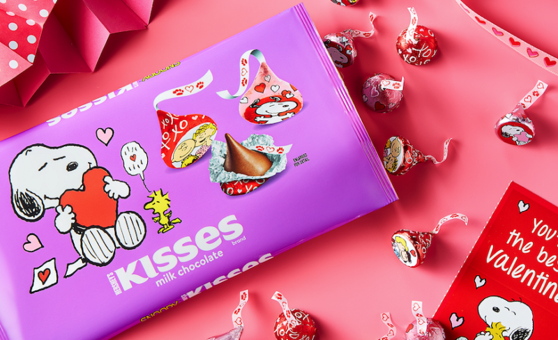 New Hershey Kisses with Snoopy wrapping