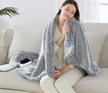  SEALY Electric Blanket Heated Throw 