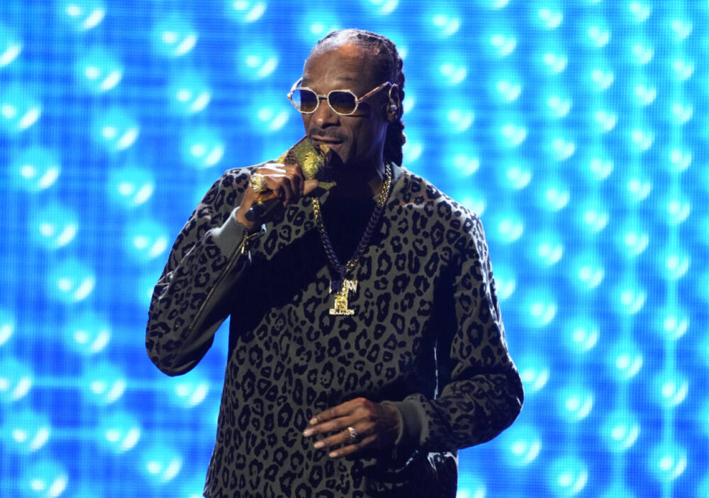 Snoop Dogg performs onstage