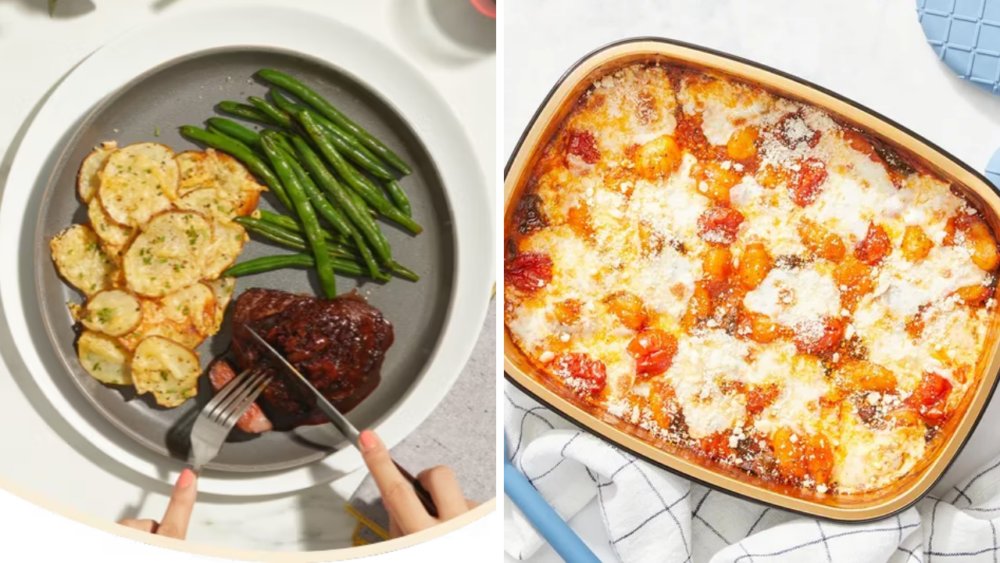 Meals available from Blue Apron and Home Chef