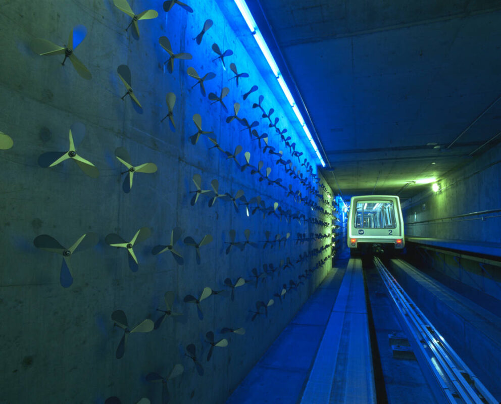 Denver International Airport tunnel