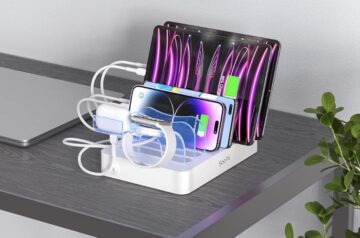 charging station with devices