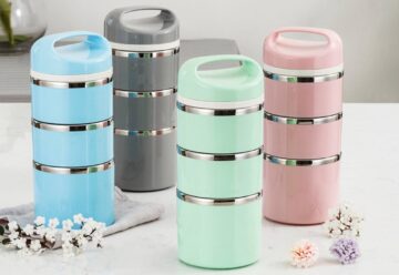 lille home stackable lunch box