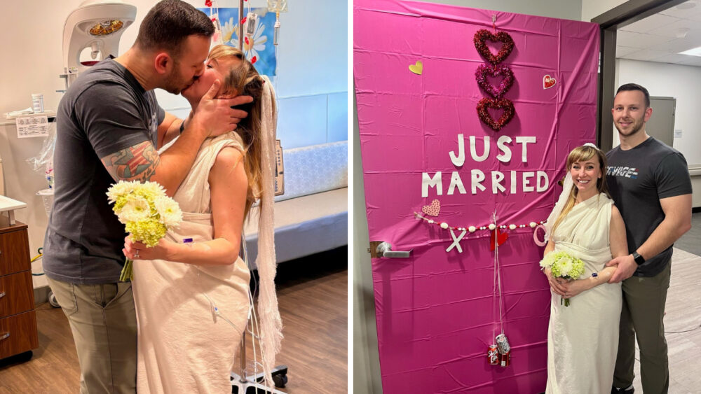 couple marries in hospital before baby
