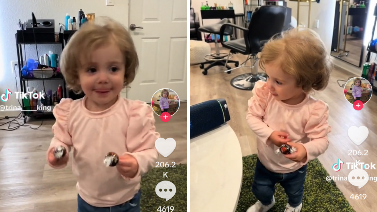 Viral videos capture toddler with ‘Golden Girls’ hairstyle doing what the retirees do