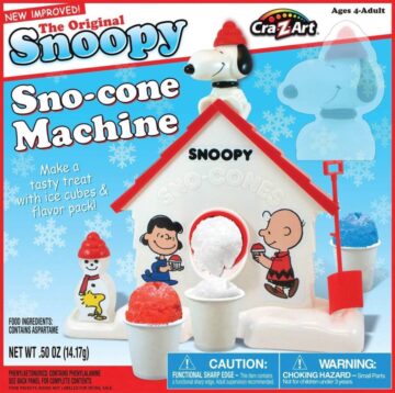Snoopy snow cone machine