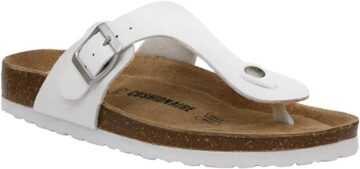 Cushionaire Women's Leah Cork Footbed Sandal With +Comfort
