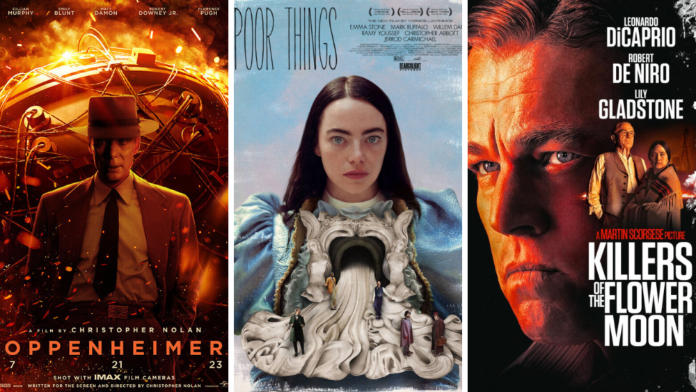 Movie posters from Oscar-nominated films