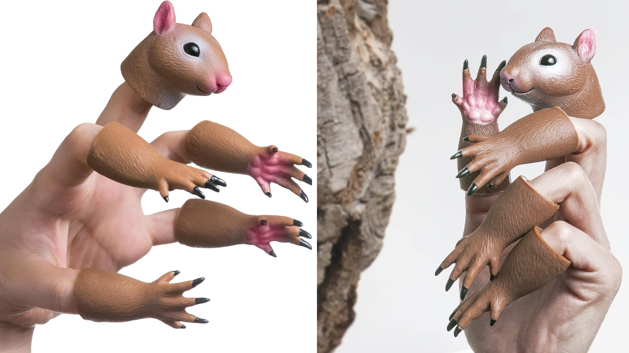 Squirrel Finger Puppet Set