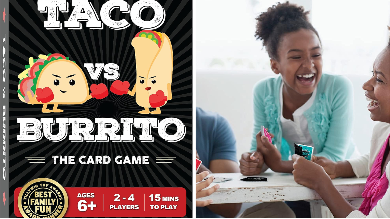  Taco vs Burrito Family Board Game