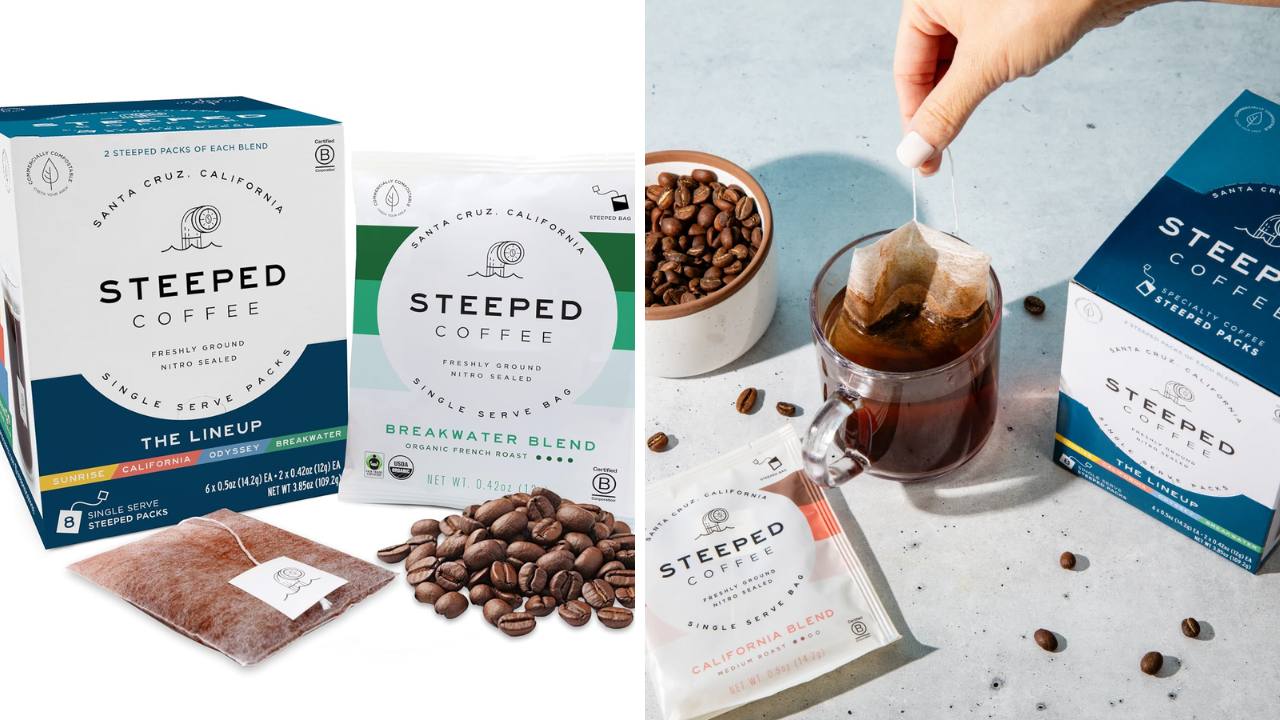 STEEPED Coffee Single Serve Coffee Packets