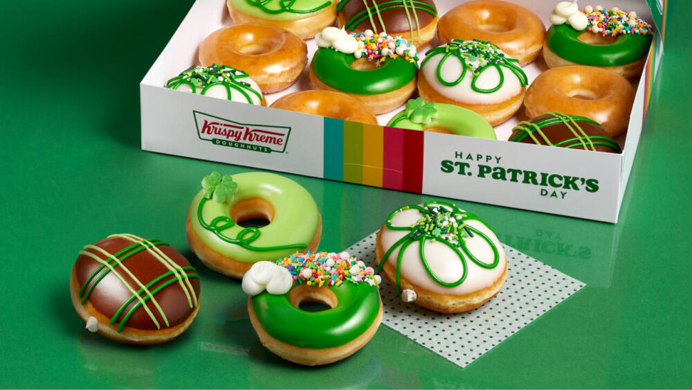 Krispy Kreme's St. Patrick's Day doughnuts
