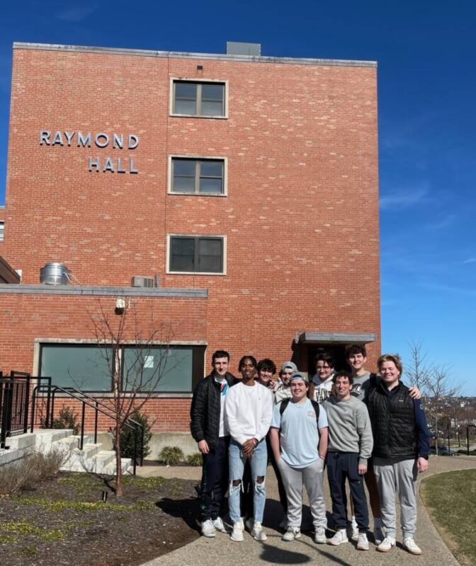 Raymond Hall residents at Providence College
