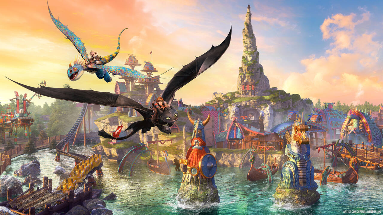 First look at How to Train Your Dragon world at Universal’s Epic Universe