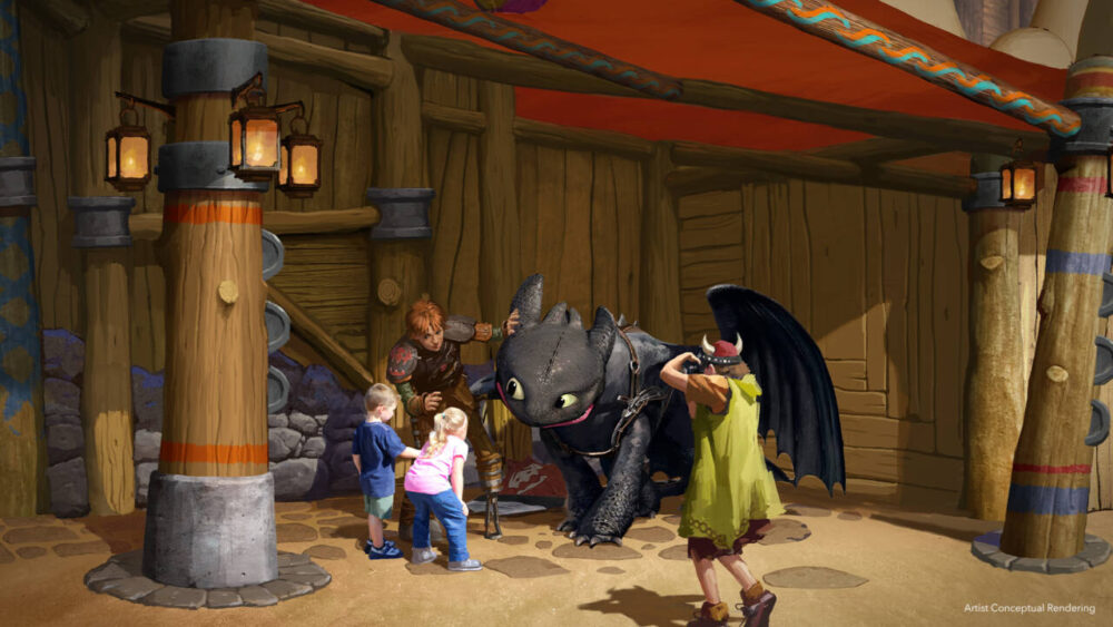 Hiccup and Toothless meet and greet