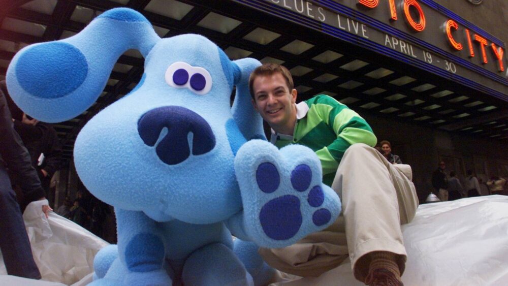 Steve Burns and Blue in 2000