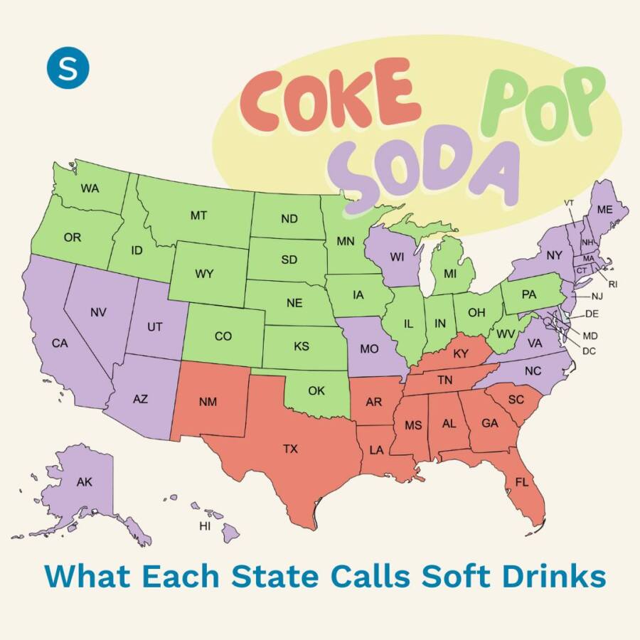 soda pop coke infographic