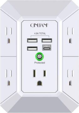 QINLIANF 5-outlet extender from Amazon