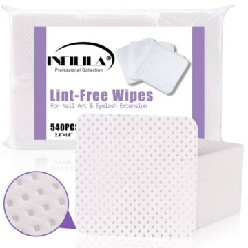 package of link-free wipes with a close up of the wipes