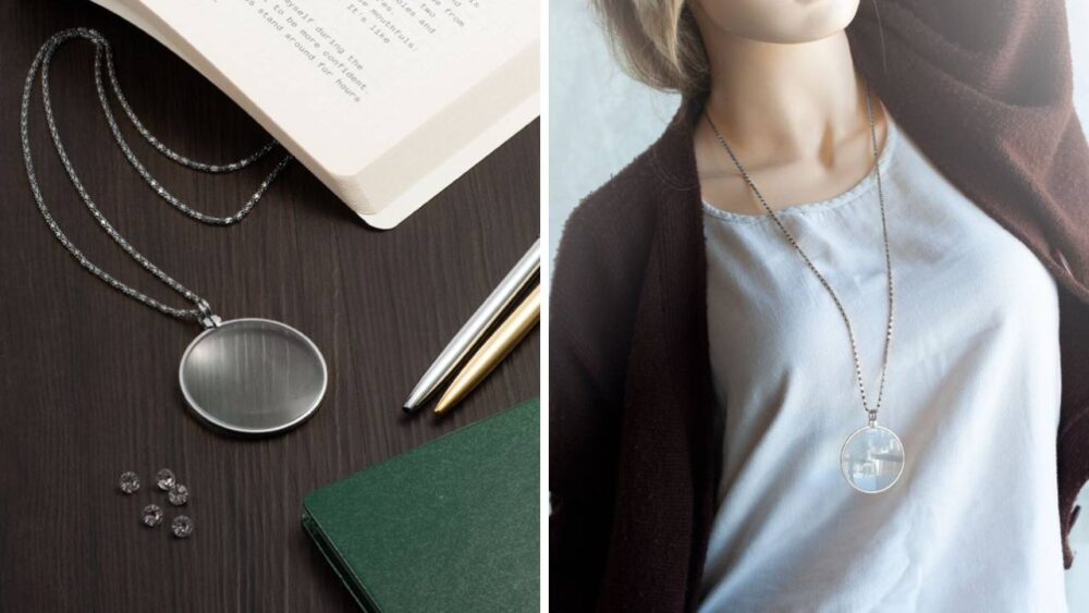 Zodaca Magnifying Glass Necklace