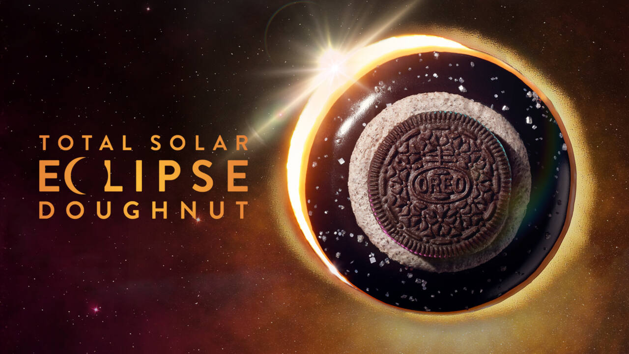 New Krispy Kreme Solar Eclipse doughnut