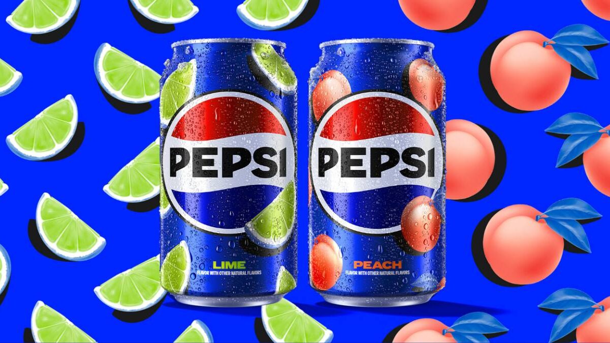Pepsi Lime and Pepsi Peach limited edition flavors