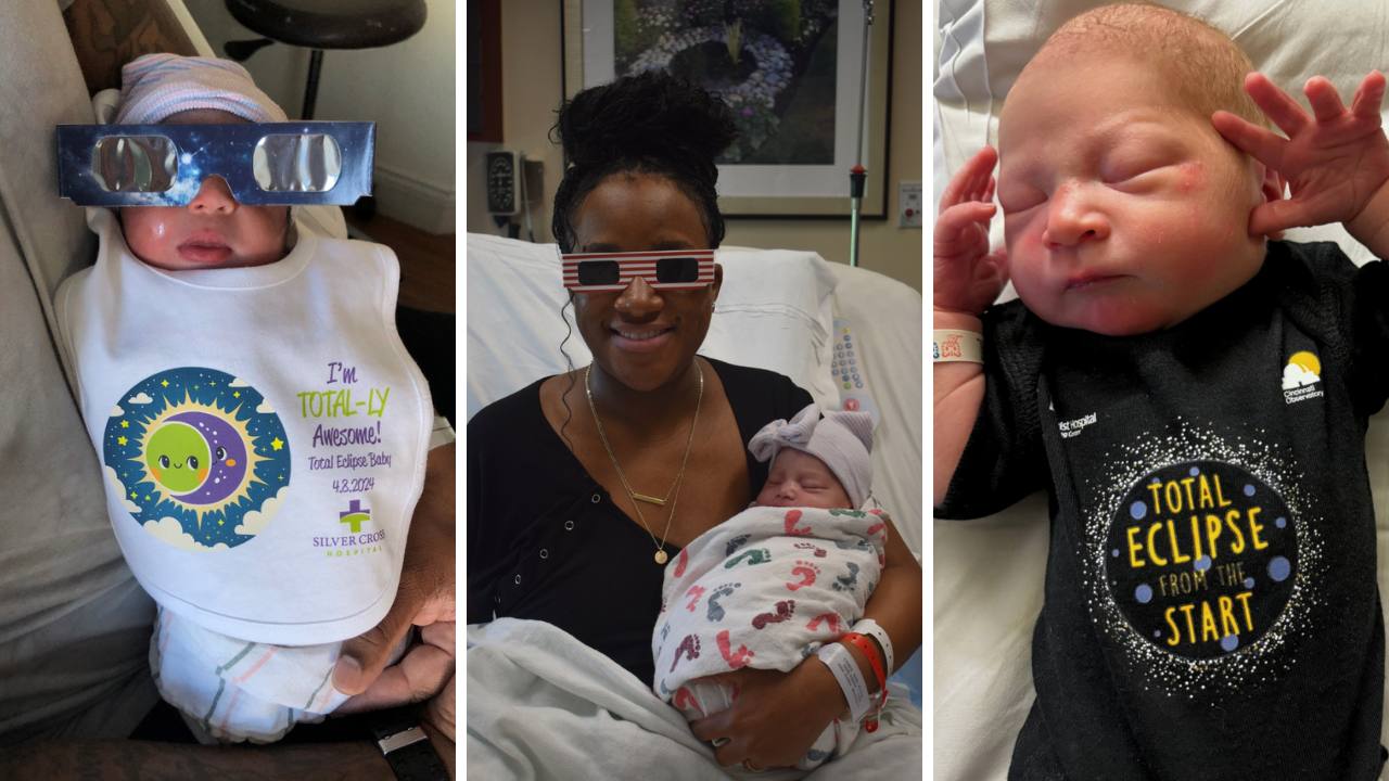 Meet the babies born in the path of totality during the 2024 eclipse