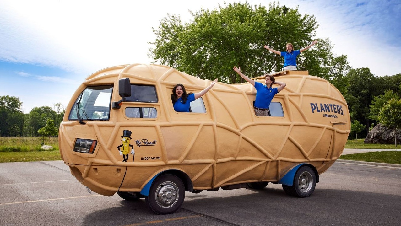 Planters is hiring people to drive around in the NUTmobile for a year
