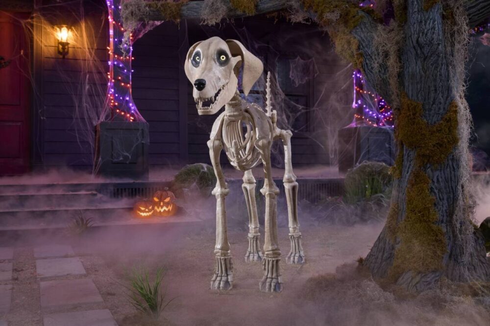 Home Depot's 7-foot skeleton dog