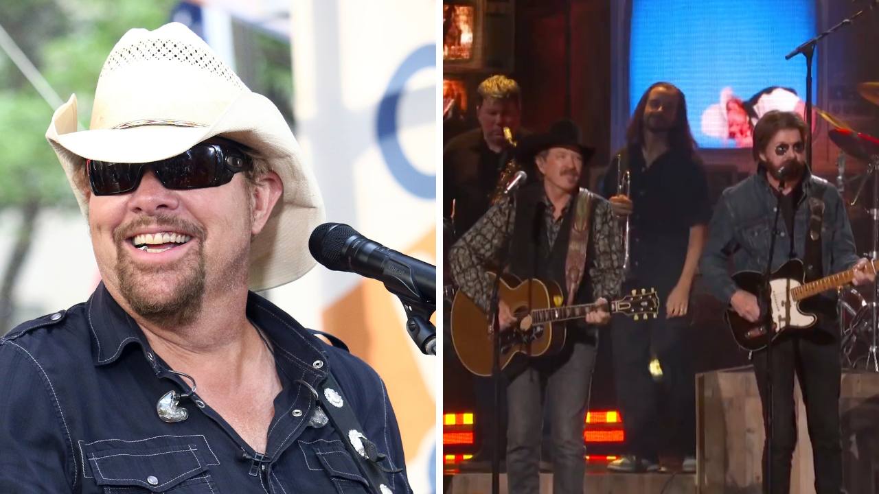 Watch the Toby Keith tribute performance that brought his kids to tears